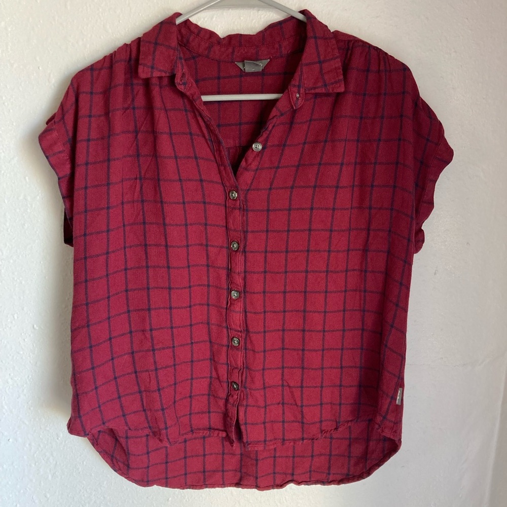 NWOT Eddie Bauer plaid top